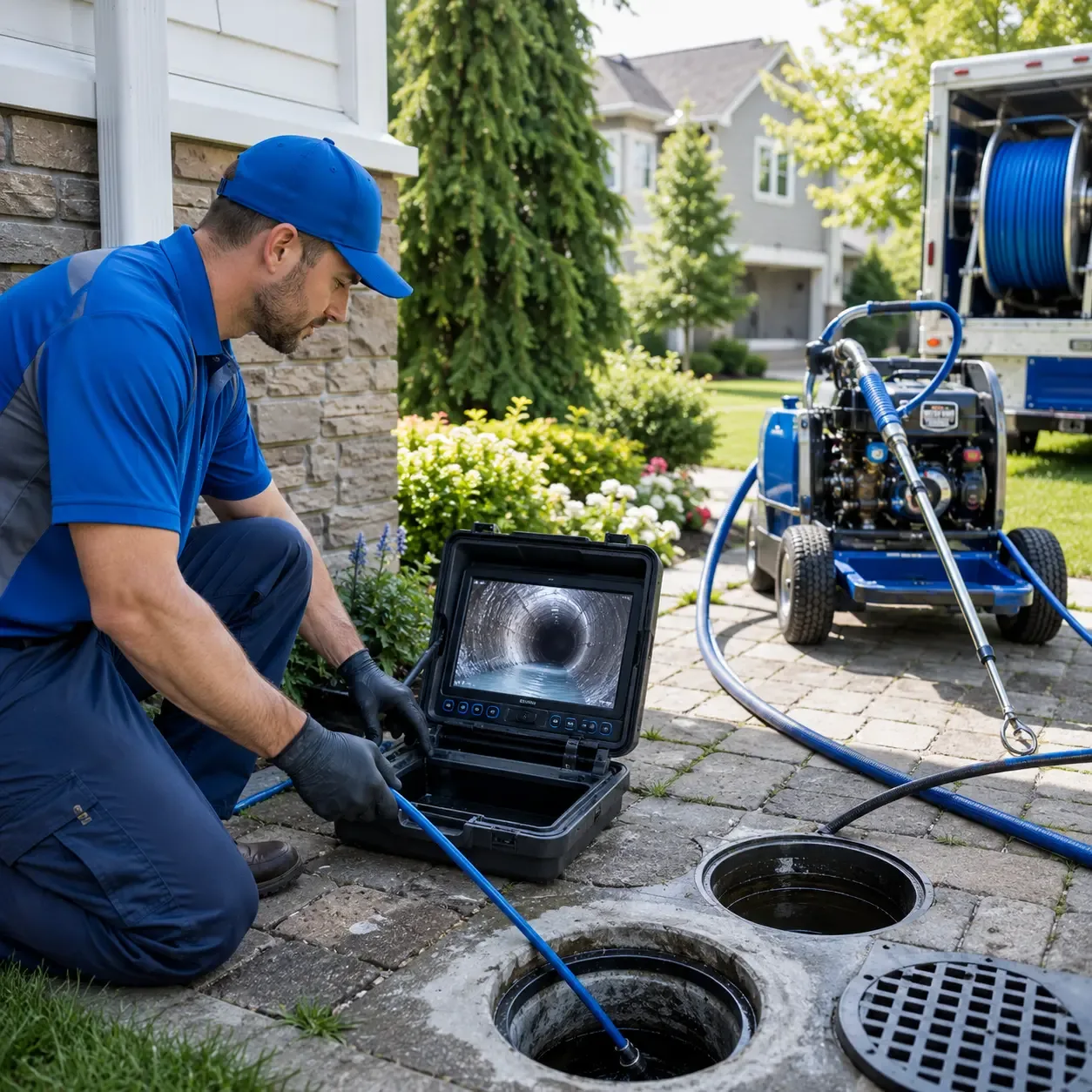 Outdoor drain cleaning professionals serving West Chazy, NY