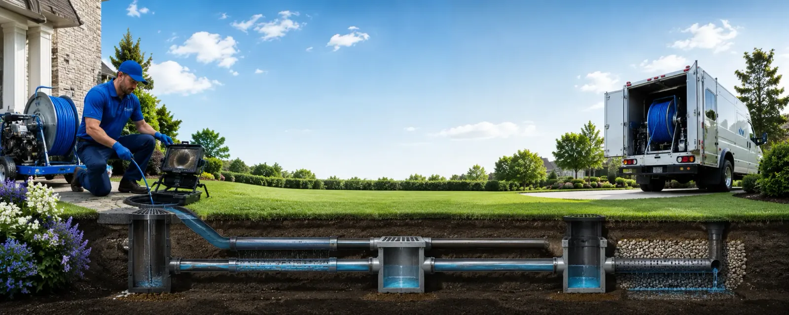 Outdoor drain cleaning information for West Chazy, NY